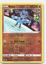 Riolu 090/185 Reverse Holo Vivid Voltage Pokemon TCG