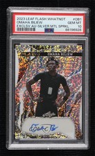 2023 Leaf Flash Silver Metalized Sparkles 1/3 Omaha Biliew PSA 10 Auto 0i0h