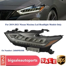 For 2019-2021 Nissan Maxima LED Left Driver Side Headlight LH Headlamp Assembly