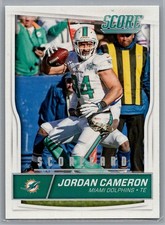 2016 Score Jordan Cameron #176 Scorecard