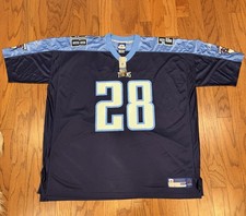 Chris Johnson Tennessee Titans NFL Jersey #28 Reebok Mens 4XL Blue CJ2K NWT!