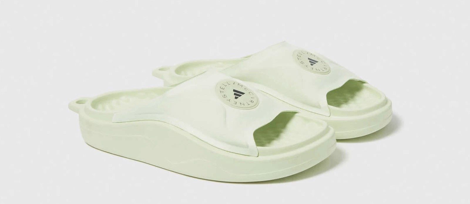 Adidas Donna Stella McCartney Slides Halo Verde Taglia: W9
