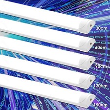 30-150cm LED Röhren Feuchtraumleuchte Werkstatt Garage Büro Lampe Deckenleuchte