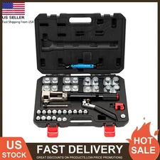 Hydraulic Brake Line Flaring Tool Kit Double Flaring Tool 45° for 3/16" to 1/2"