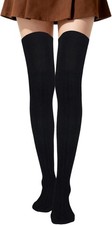 Thigh High Socks Womens Extra Long Knit Warm Thick Over Knee Boot Socks Tall