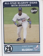 2003 Upper Deck Vintage - Fred McGriff #317