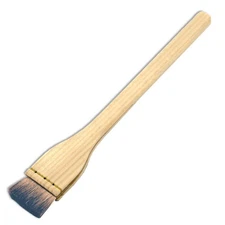 Japanese Tarehake Pastry Unagi Sauce Horse Hair Brush Wood Handle 8.25" (21 cm)