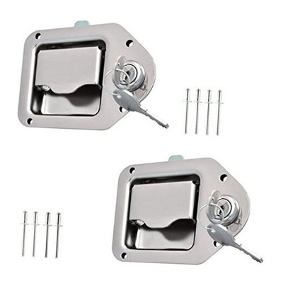 Tool Box Latch Paddle Latch for Truck, RV, Trailer, UTV, ATV Box(2 Pack) 
