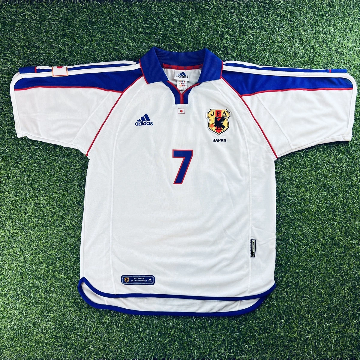 日本男子白色国家队足球迷服装与纪念品| eBay