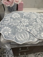 $225 Matouk Italy New (4pc) Placemats 100% Co...