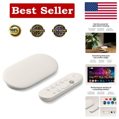 Fast 4K Streaming Entertainment Box with Smart Home Control & Voice Remote