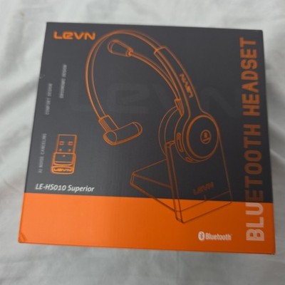 Levn LE-HS010 Superior Black Ergonomic Design On Ear Bluetooth Headset (CFI)