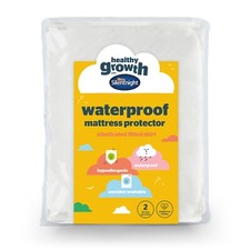 Image of Silentnight Healthy Growth Waterproof Mattress Protector Soft Touch Deep Fitted