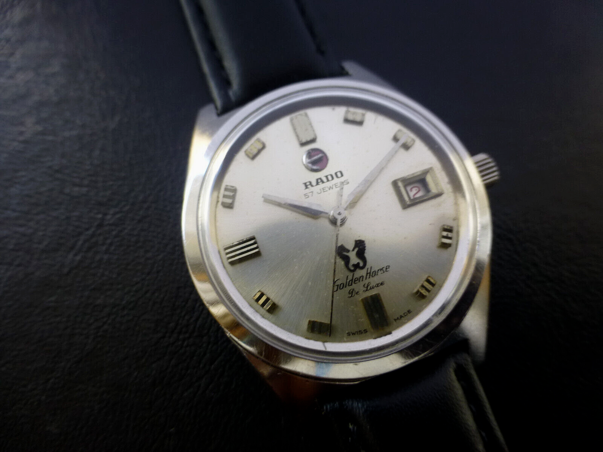 RADO GOLDEN HORSE DE LUXE 57 JEWELS (SILVER COLOR) | eBay