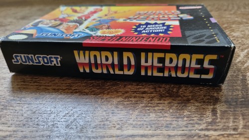 SNES SUPER NINTENDO - WORLD HEROES #FGT USA NTSC CIB - Picture 4 of 14