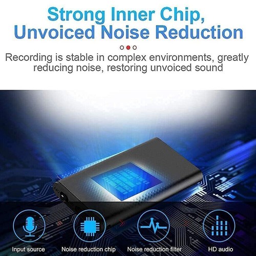 Mini Hidden Voice Recorder MP3 Voice Activated Office Listening Device New - Picture 4 of 17