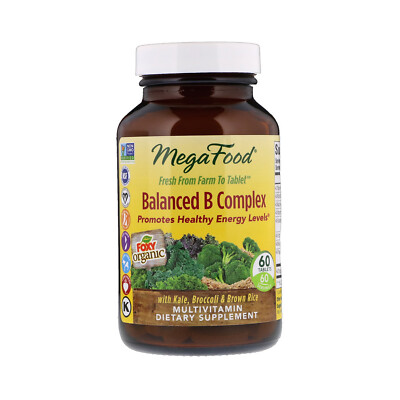 MegaFood DailyFoods Balanced B Complex, 60 Tablets