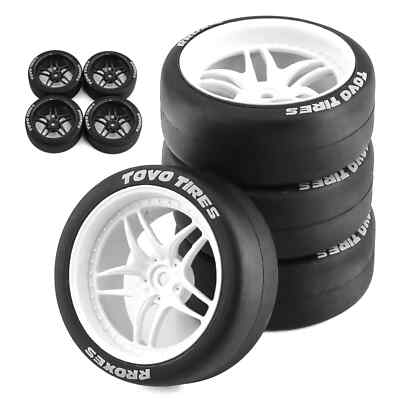 65mm Hard Drift Tire 1/10 RC Drift Car On Road Touring Racing Car Tyre Wheel HSP