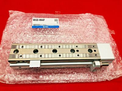 SMC MXQ12-100ASF MXQ Series 12mm Bore 100mm Stroke Guided Slide Table End Lock