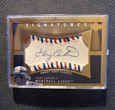 2005 Sweet Spot Classic Red Blue RARE  GARY CARTER  #34/40  Auto Autograph Mets