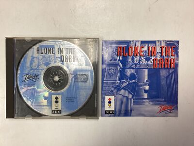 Alone in the Dark- 3DO Box and Game no Manual TESTED