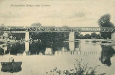 India Kalka Mettupolliam Bridge Near Coonoor railway viaduct vintage postcard
