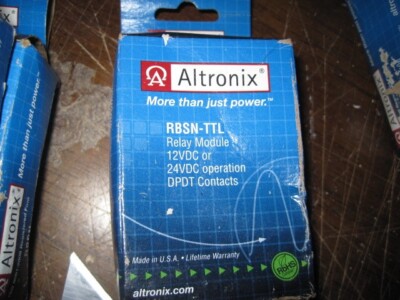 Altronix RBSN-TTL Relay 12/24VDC, 2AMP DPDT