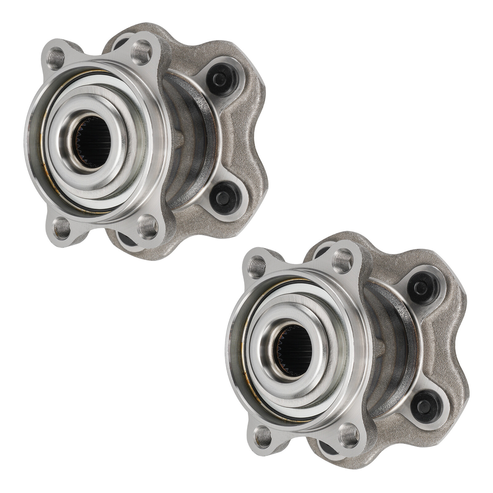 Pair REAR Wheel Hub and Bearings for 2008-2013 Nissan Rogue 2011-2014 Juke AWD