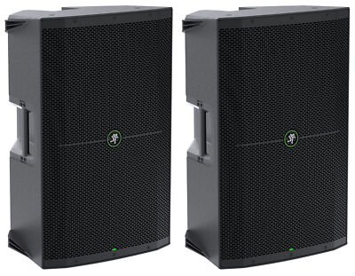 Pair of Mackie Thump215 15'' 1400 Watt Powered Active DJ PA Speakers