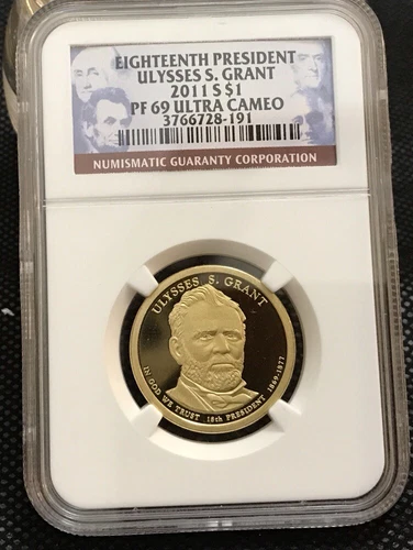 2011-S (4Coin) PRESIDENTIAL DOLLAR SET NGC PF69 ULTRA CAMEO