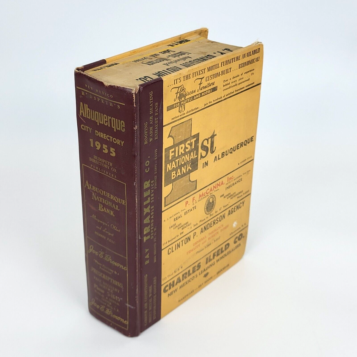 1955 - Hudspeth's - New Mexico - Albuquerque City Directory - HC