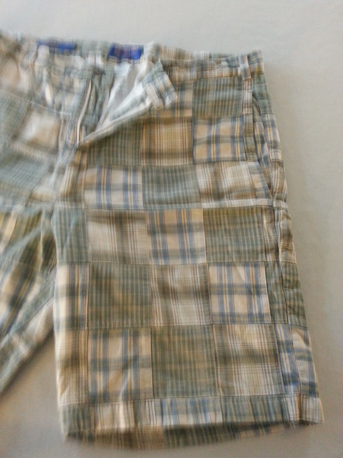 PENDLETON MENS Plaid Patchwork Flat Front Shorts … - image 3