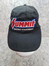 Summit Racing Equipment Adjustable VTG Baseball Cap Black Embroidered American