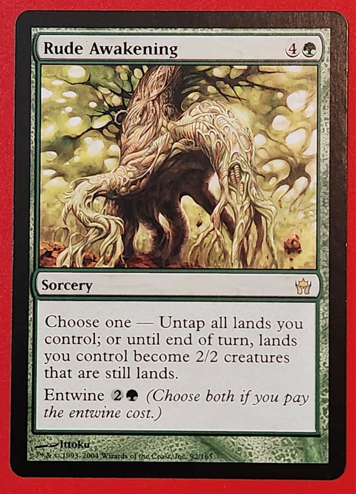 MTG Magic the Gathering Rude Awakening 92/165 Fifth Dawn RARE Regular NM