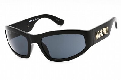 Moschino オハルフレムサンクラス MOS141S 807IR MOSCHINO MOS164/S 807 IR Sunglasses Black Frame Gray Lenses