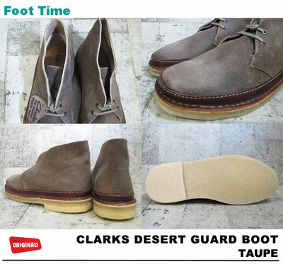 Clark’s Men’s Dessert Guard Taupe Suede Clarks 26110054: Mens Desert Chukka Taupe Suede Boot (8.5 D  main image 2