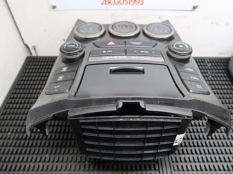 2013-2016 HYUNDAI GENESIS COUPE ПОДЛИННЫЙ БЛОК КЛИМАТ-КОНТРОЛЯ ТЕМПЕРАТУРЫ OEM - Изображение 3 из 4