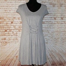 Mossimo Gray Detailed Front Dress Size Small