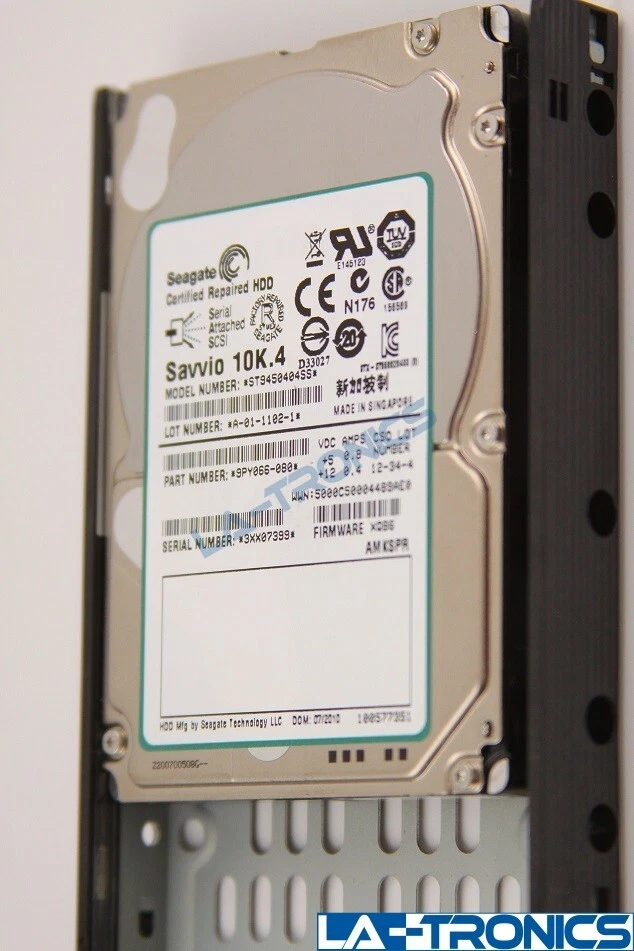 Seagate Savvio 450GB 2.5" 10k.4 ST9450404SS 6GB SAS HDD Hard Drive 0G021K - Image 3 of 3
