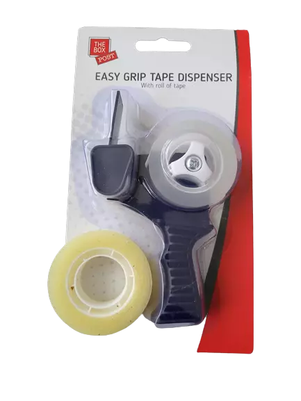 MINI TAPE GUN Parcel Gift Wrap Packing Carton Box Dispenser 2 Rolls Clear  Tape