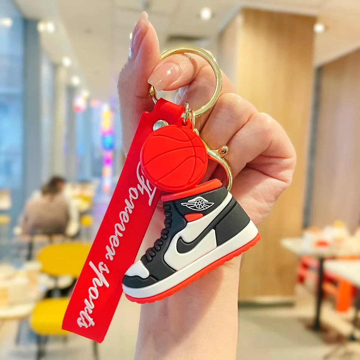 vuitton nike keychain