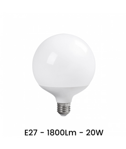 Lampadina Led E27 20w Globo Bianco Caldo Freddo Naturale Ebay