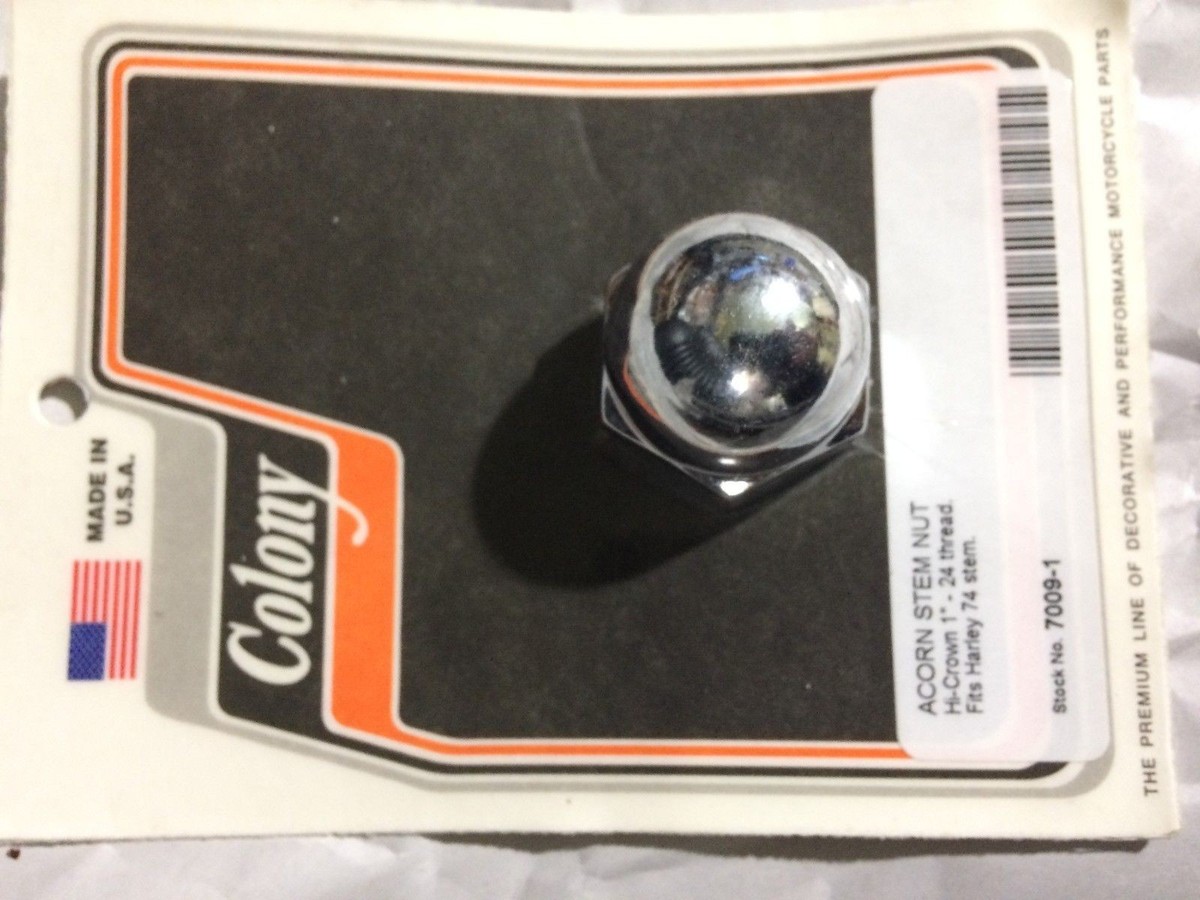 STEM NUT ACORN HEAD HARLEY FX FXWG SOFTAIL 1947/L 45718-60 | eBay