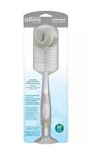 Dr. Brown's Baby Bottle Brush with Suction Cup Stand Sponge Scrubber  Nipple Cl