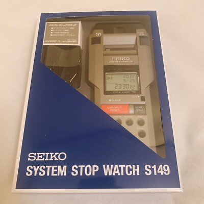 SEIKO SVAS013 Stopwatch S149 with Integrated Printer Quartz Sports