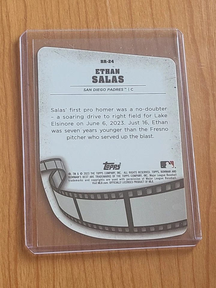 2023 Bowman's Best Reel To Reel Ethan Salas Chrome Refractor RC - Image 2 of 2