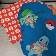Twin Pokemon Bed Sheet Flat and Fitted Pre-owned 2021 Pikachu