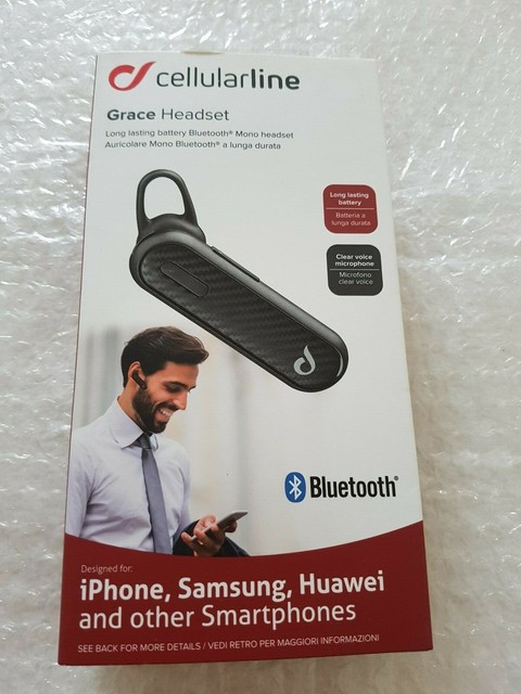 Cellularline Grace Headset - Universale Auricolare Bluetooth mono a lunga  durata | Acquisti Online su eBay