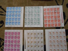 Poland 2531 - 2534 & 2536 - 2537 - Working Activists. Sheets of 25  #02 POL2531a