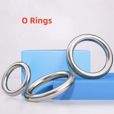 A4 Stainless Steel 316 Marine Grade O Rings Welded polished Round Rings